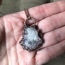 Load image into Gallery viewer, Amethyst Stalactite Slice Necklace - Ready to Ship