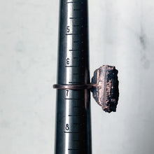 Load image into Gallery viewer, Black Tourmaline Statement Ring #4 (Size 6.75)