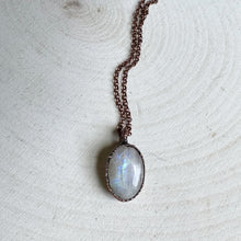 Load image into Gallery viewer, Rainbow Moonstone Necklace #3 - Ready to Ship