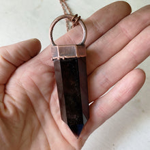 Load image into Gallery viewer, Large Polished Smoky Quartz Point Necklace - Ready to Ship