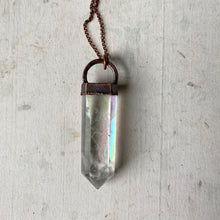 Load image into Gallery viewer, Angel Aura Quartz Polished Point Necklace #2 - Ready to Ship
