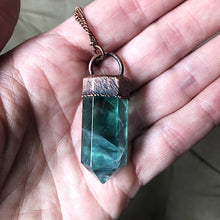 Load image into Gallery viewer, Fluorite Polished Point Necklace #1 - Ready to Ship