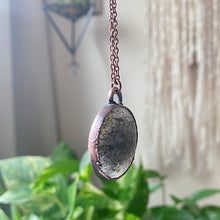 Load image into Gallery viewer, Black Sunstone Full Moon Necklace #1 - Ready to Ship