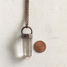 Load image into Gallery viewer, Polished Clear Quartz Point Necklace (3/12 Update)