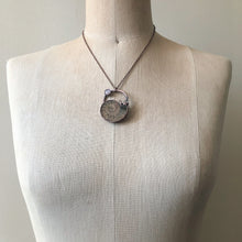Load image into Gallery viewer, Golden Ammonite, Clear Quartz and Rainbow Moonstone Necklace #1B - Ready to Ship