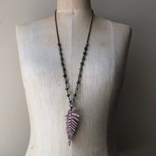 Load image into Gallery viewer, Electroformed Fern Necklace #2