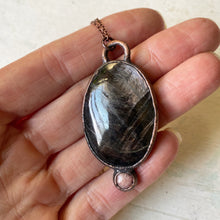Load image into Gallery viewer, Hypersthene & Rhodochrosite Necklace - Ready to Ship