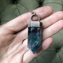 Load image into Gallery viewer, Fluorite Polished Point Necklace #7 - Ready to Ship