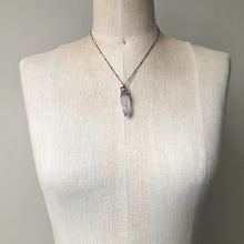 Load image into Gallery viewer, Vera Cruz Amethyst Point Necklace #4 - Snow Moon Collection
