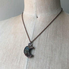 Load image into Gallery viewer, Chalcedony Crescent Moon Necklace #2 - Ready to Ship