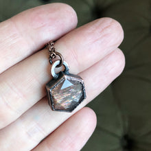 Load image into Gallery viewer, Sunstone Hexagon Necklace #1 - Ready to Ship