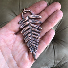 Load image into Gallery viewer, Electroformed Fern Necklace #2