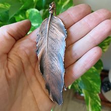 Load image into Gallery viewer, Electroformed Wild Feather Necklace - Ready to Ship