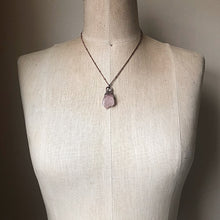 Load image into Gallery viewer, Raw Rose Quartz Necklace - Made to Order