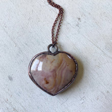 Load image into Gallery viewer, Polychrome Jasper Heart Necklace #2
