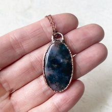 Load image into Gallery viewer, Moss Agate Oval Necklace #1- Ready to Ship