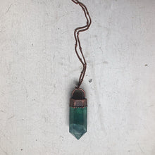 Load image into Gallery viewer, Fluorite Polished Point Necklace #1 - Ready to Ship