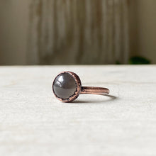 Load image into Gallery viewer, Grey Moonstone Ring - Round #2 (Size 7.5) - Ready to Ship