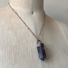 Load image into Gallery viewer, Fluorite Polished Point Necklace #1 - Ready to Ship