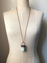 Load image into Gallery viewer, Amazonite Six-Sided Point Necklace