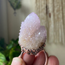 Load image into Gallery viewer, Amethyst Spirit Quartz with Rainbow Moonstone Necklace #3 - Ready to Ship