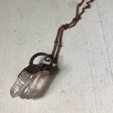 Load image into Gallery viewer, Raw Clear Quartz Triple Point Necklace - Ready to Ship