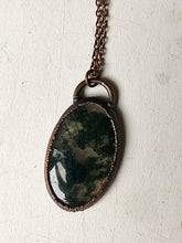 Load image into Gallery viewer, Moss Agate Oval Necklace - Ready to Ship