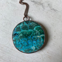 Load image into Gallery viewer, Malachite with Chrysocolla Necklace #5 - Ready to Ship