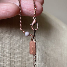 Load image into Gallery viewer, Amethyst Spirit Quartz Necklace with Purple Agate Accent Chain #1 - Ready to Ship