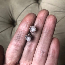 Load image into Gallery viewer, Clear Quartz Druzy Earrings #1 - Ready to Ship