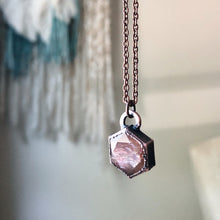 Load image into Gallery viewer, Sunstone Hexagon Necklace #1 - Ready to Ship