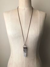 Load image into Gallery viewer, Tourmilinated Quartz Point Necklace #1 (Ready to Ship) - Darkness Calling Collection