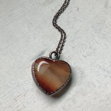 Load image into Gallery viewer, Carnelian Heart Necklace #2