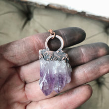 Load image into Gallery viewer, Raw Amethyst Cluster Necklace - Ready to Ship