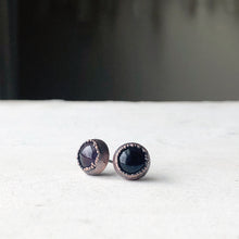 Load image into Gallery viewer, Round Amethyst Earrings #2 - Ready to Ship

