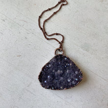 Load image into Gallery viewer, Amethyst Druzy "Shine" Necklace #4 - Ready to Ship