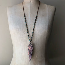 Load image into Gallery viewer, Electroformed Fern Necklace #3