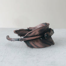 Load image into Gallery viewer, Electroformed Feather Cuff with Raw Chakra Stones #2 - Ready to Ship