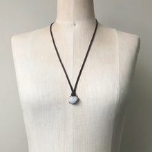 Load image into Gallery viewer, Clear Quartz Druzy Necklace - Ready to Ship