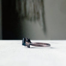Load image into Gallery viewer, Black Tourmaline Stacking Ring #5 (Size 6.5)