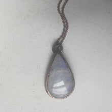 Load image into Gallery viewer, Rainbow Moonstone Teardrop Necklace #3 - Ready to Ship