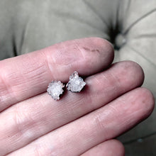 Load image into Gallery viewer, Clear Quartz Druzy Earrings #1 - Ready to Ship