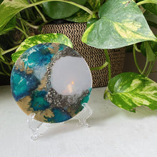 Load image into Gallery viewer, Crescent Moon and Pyrite Scrying Mirror - Ready to Ship