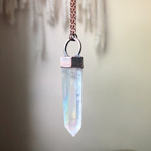 Load image into Gallery viewer, Angel Aura Quartz Polished Point Necklace #2 - Ready to Ship