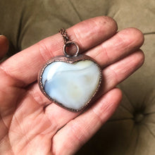 Load image into Gallery viewer, Botswana Agate Heart Necklace #5