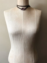 Load image into Gallery viewer, Druzy Wrap Bracelet/Choker - Blush Pink (Flower Moon Collection)