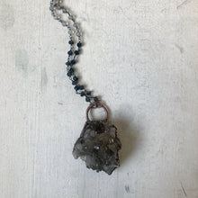Load image into Gallery viewer, Smoky Quartz Cluster Necklace #3 - Ready to Ship