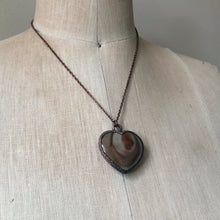 Load image into Gallery viewer, Polychrome Jasper Heart Necklace #8