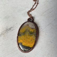 Load image into Gallery viewer, Bumblebee Jasper Oval Necklace #3