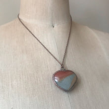 Load image into Gallery viewer, Polychrome Jasper Heart Necklace #11